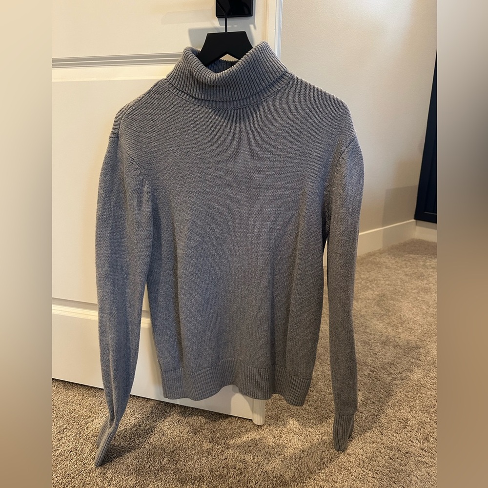 TNA Aritzia Grey Turtleneck Sweater